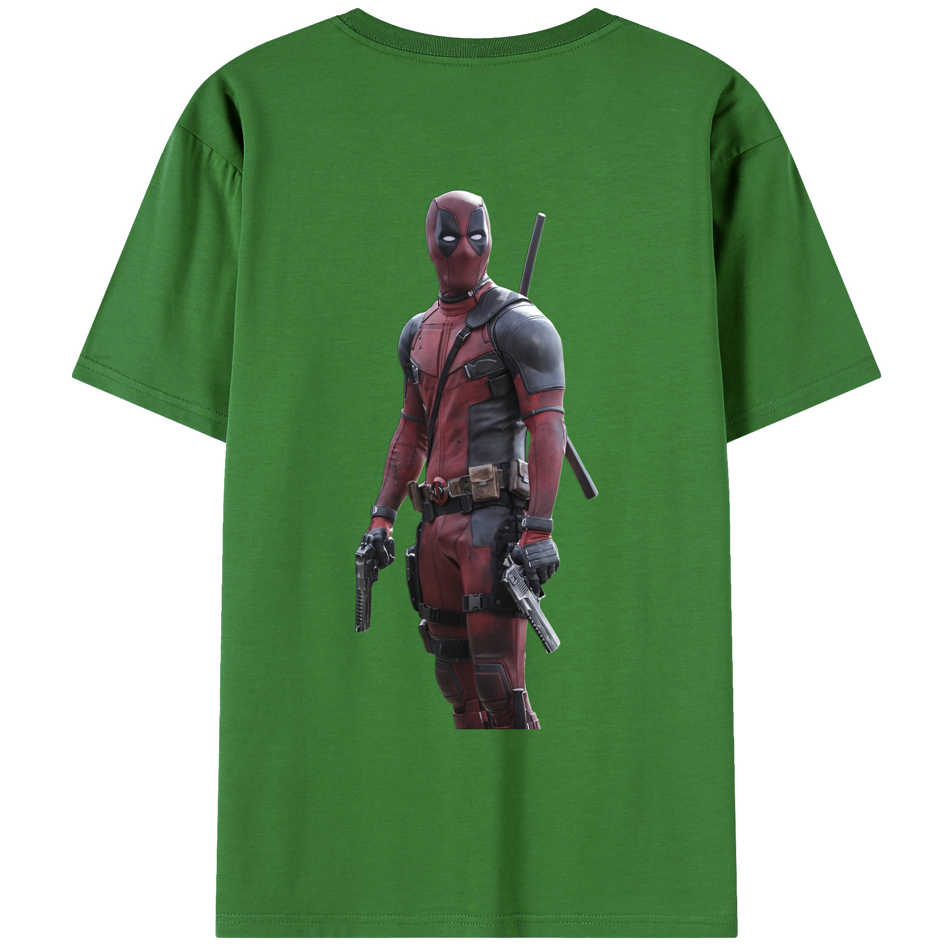 （画像用） Deadpool デッドプール レディース半袖Tシャツ(バックプリント)